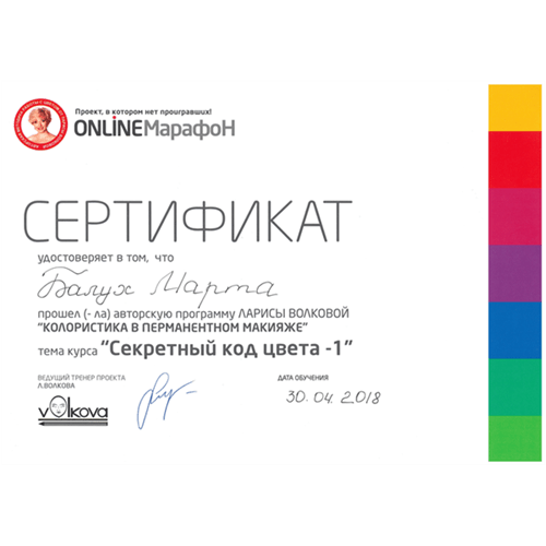 Колористика в ПМ. Майстер-клас 2018р.