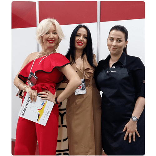 Виставка interCHARM-2019. Презентація авторського підручника КОЛОРИСТИКА 3 чи 4 та унікальних пігментів COLORIST Волкової Л.В.